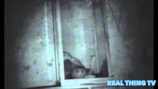 Creepy haunted puppet moving on its own inside a sealed glass container in the middle of the night