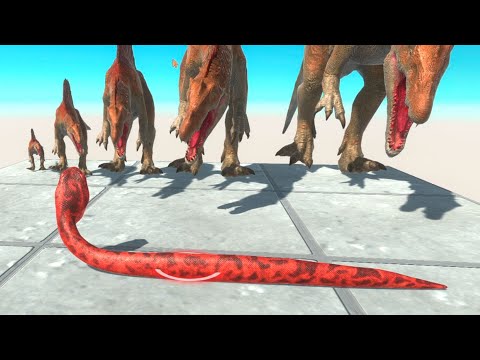 GIANT SPINOSAURUS vs EVERY UNIT   Animal Revolt Battle Simulator