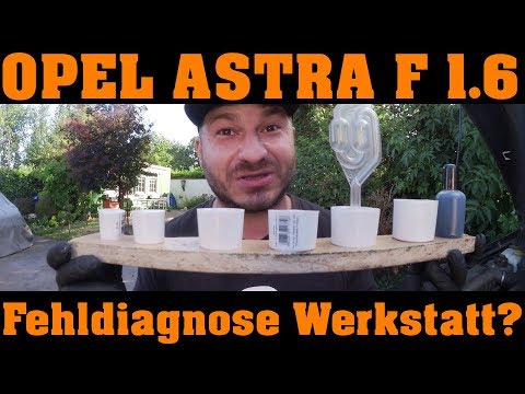 Opel Astra F - did the garage try to cheat the young woman??? | Cylinder head gasket CO2 test 🔧