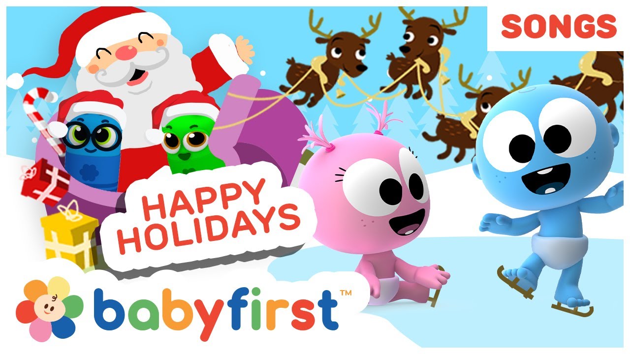 🎅🎄🎅 Happy Holidays 2020 | Christmas videos for kids w Color Crew & GooGoo GaaGaa baby | BabyFirst TV
