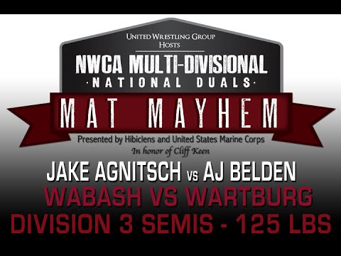 125 Jake Agnitsch v AJ Belden - 2015 NWCA Multi-Divisional Duals - D3 Semi-Final