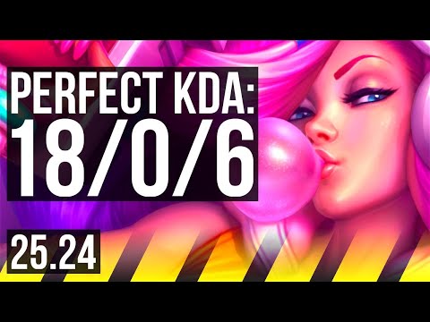 MISS FORTUNE & Poppy vs APHELIOS & Pyke (ADC) | Perfect KDA: 18/0/6 | KR Diamond | 25.24