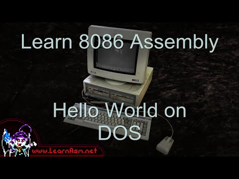 Lesson H1 - Hello World on MS Dos