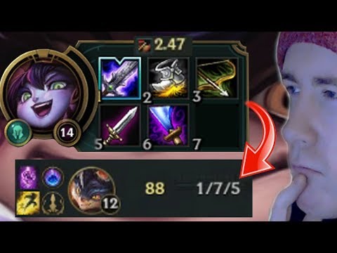 2.5 ATTACK SPEED WITH ONLY 2 ITEMS? SEASON 8 MACHINE GUN LULU