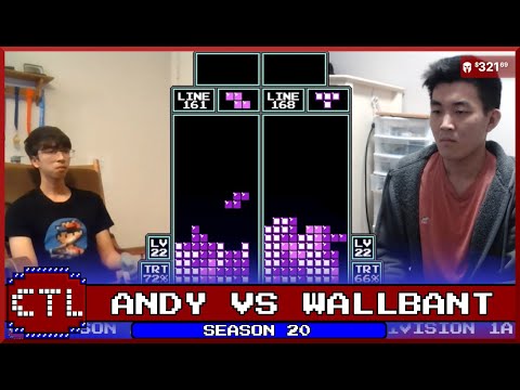 [THAT CLUTCH DIRTY TETRIS] CTL Season 20 Division 1A - Andy vs. Wallbant