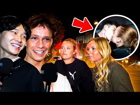 KISS OR SLAP MED FULDE MENNESKER I BYEN (CralleTV, Chopstick, Daddy Dollas, AndreasHaugeDK)