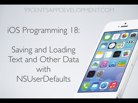 iOS Programming 18: Saving and Loading Data with NSUserDefaults