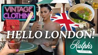 LONDON VLOG 🇬🇧 best cafes & restaurants, vintage shopping, borough market and more!