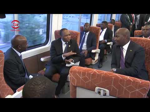 PR VISITA COMBOIO ELÉCTRICO NA TANZÂNIA