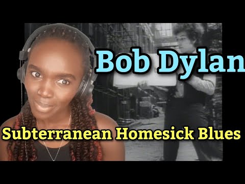 African Girl First Time Hearing Bob Dylan - Subterranean Homesick Blues (Official Video) | REACTION
