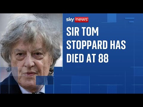 'A master wordsmith': Tributes to playwright Sir Tom Stoppard, who has died aged 88