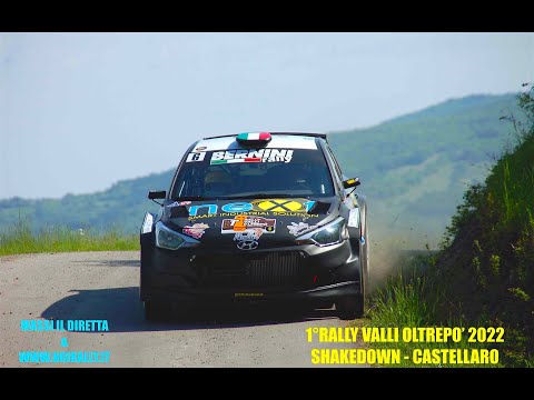 1° RALLY VALLI OLTREPO' 2022 - SHAKEDOWN - CRASH SKODA FABIA R5 NR.9