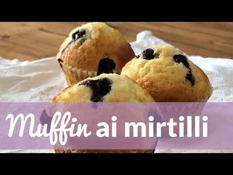 Muffins ai mirtilli | Le torte di Simona