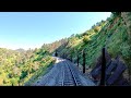 TRAIN CAB RIDE OVER TEHACHAPI 4K