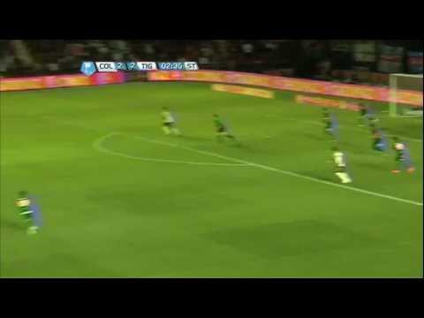 Atajada de García. Colón 2 - Tigre 2. Fecha 7. Torneo Final 2013. Fútbol Para Todos