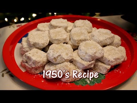 Mexican Wedding Cakes | Old School Recipes #3 | Holiday Recipes