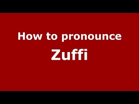 How to pronounce Zuffi