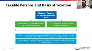 UAE Corporate Tax: Taxable Persons and the Basis of Taxation