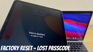 Forgot / Lost Passcode - iPad M1 Pro Factory Reset