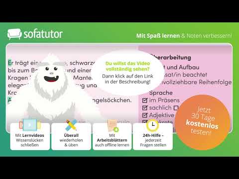 Describing a person (German) – How do you describe a person?