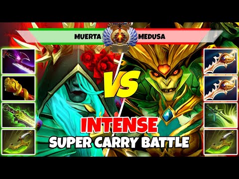 MUERTA (Carry) vs MEDUSA (Carry) - Epic Battle Of Immortal Rank Dota 2 Players - Z Dota 2