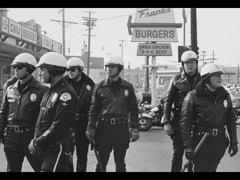 Vintage Los Angeles Police: "The Watts Riots - 1965." LAPD & the Natl' Guard. Full length Film