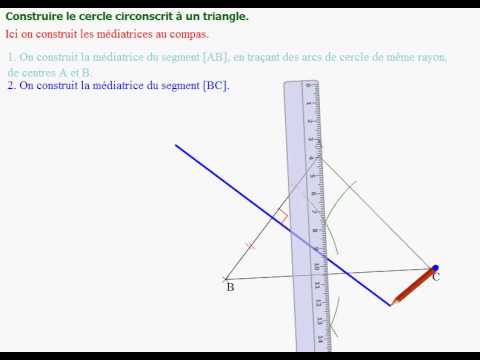 comment construire cercle circonscrit