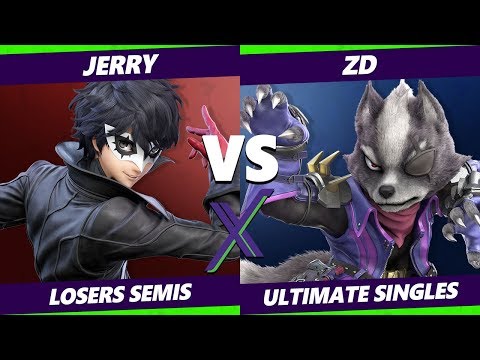 S@X 348 Losers Semis - Jerry (Wario, Joker) Vs. ZD (Wolf) Smash Ultimate - SSBU