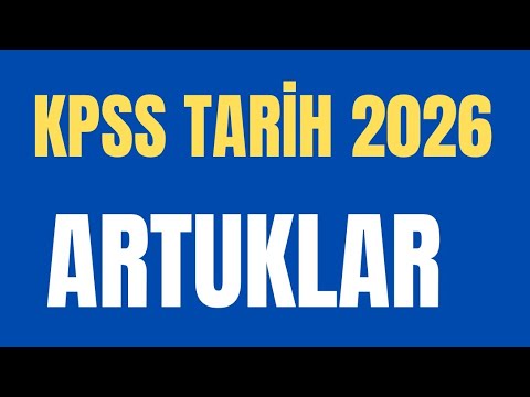 71)KPSS DATE 2026 | ARTUKLAR #kpss