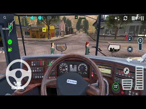 School Bus Driving From Malibu To San Francisco - Bus Simulator PRO Gameplay