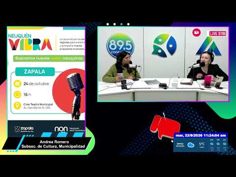 Andrea Romero Subsecretaria de cultura de la Municipalidad  de Zapala.