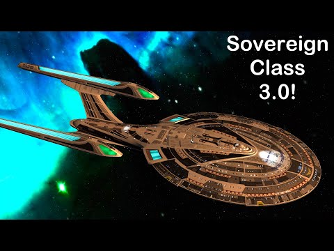 4K NEW Sovereign Class REFIT 3.0! - 5 DEFIANT Test - Star Trek Ship Battles