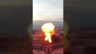 Methane release at a coal mine.