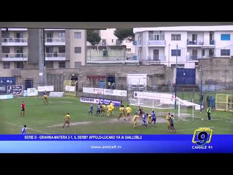 Serie D Girone H - Gravina-Matera 2-1, il derby Appulo-Lucano va ai gialloblù
