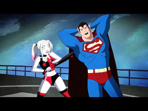Harley Quinn 2x12 - Superman flirting with Harley Quinn