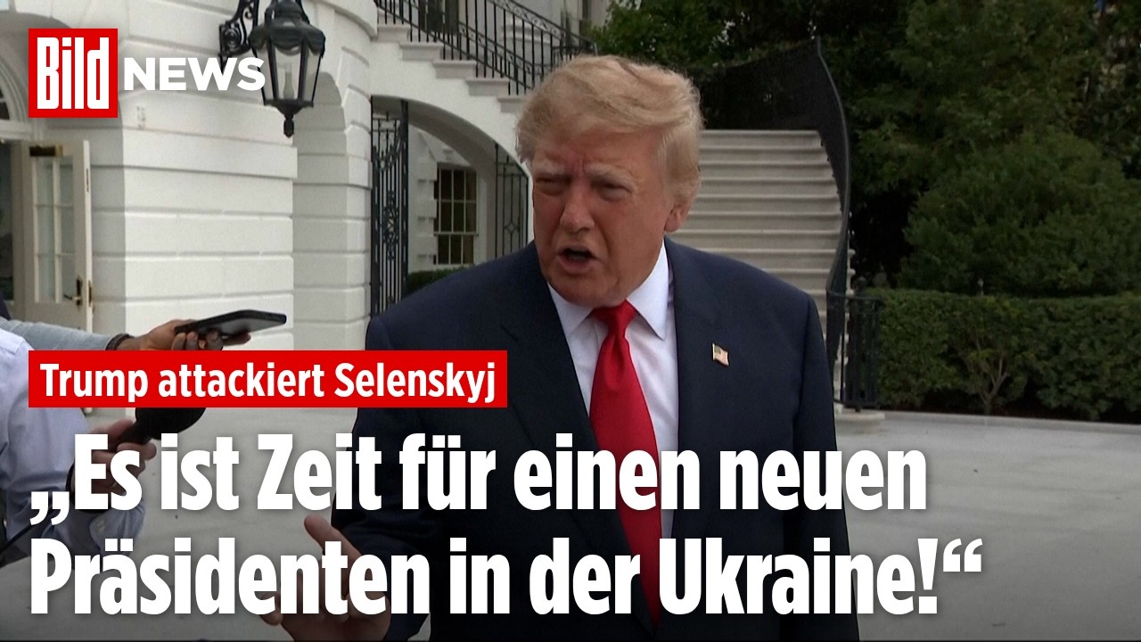 TRUMP ATTACKIERT SELENSKYJ: „Zeit für einen neuen Präsidenten in der Ukraine“