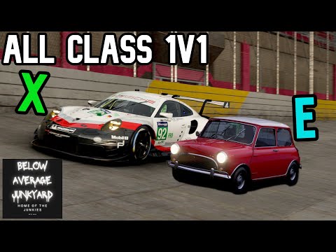 EVERY SINGLE CLASS 1V1 (RIP FORZA MOTORSPORT) - Below Average Junkyard