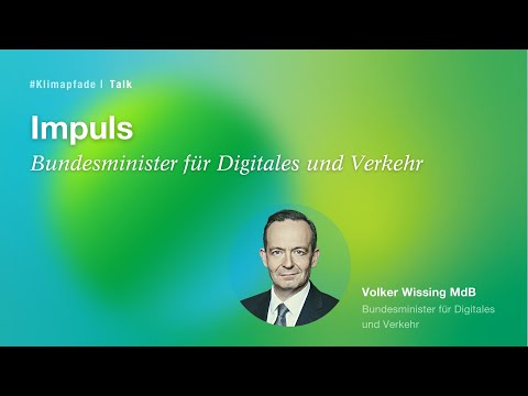 Klimakongress 2023 // Impuls von Bundesminister für Digitales und Verkehr Volker Wissing