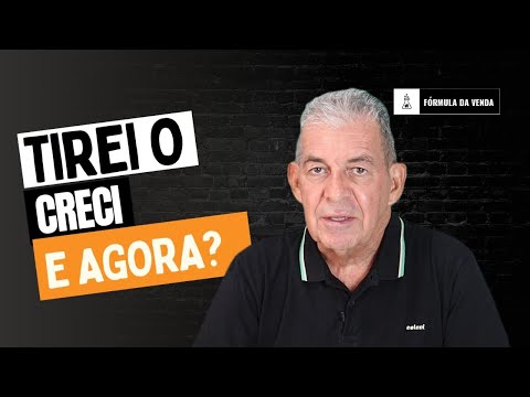 TIREI O CRECI, O QUE FAZER AGORA?
