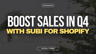 How To Offer Subscriptions For Black Friday With Subi + Shopify