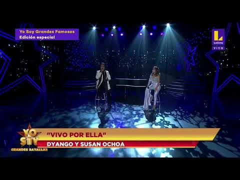 dyango y Susan Ochoa, vivo por ella