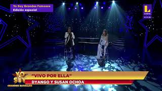 dyango y Susan Ochoa, vivo por ella