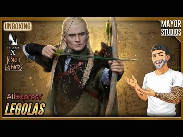 Vídeo relacionado con New Line Cinema The Lord of the Rings Legolas Prince of Mirkwood Camiseta Hombre Unisex-niños Manga Larga S
