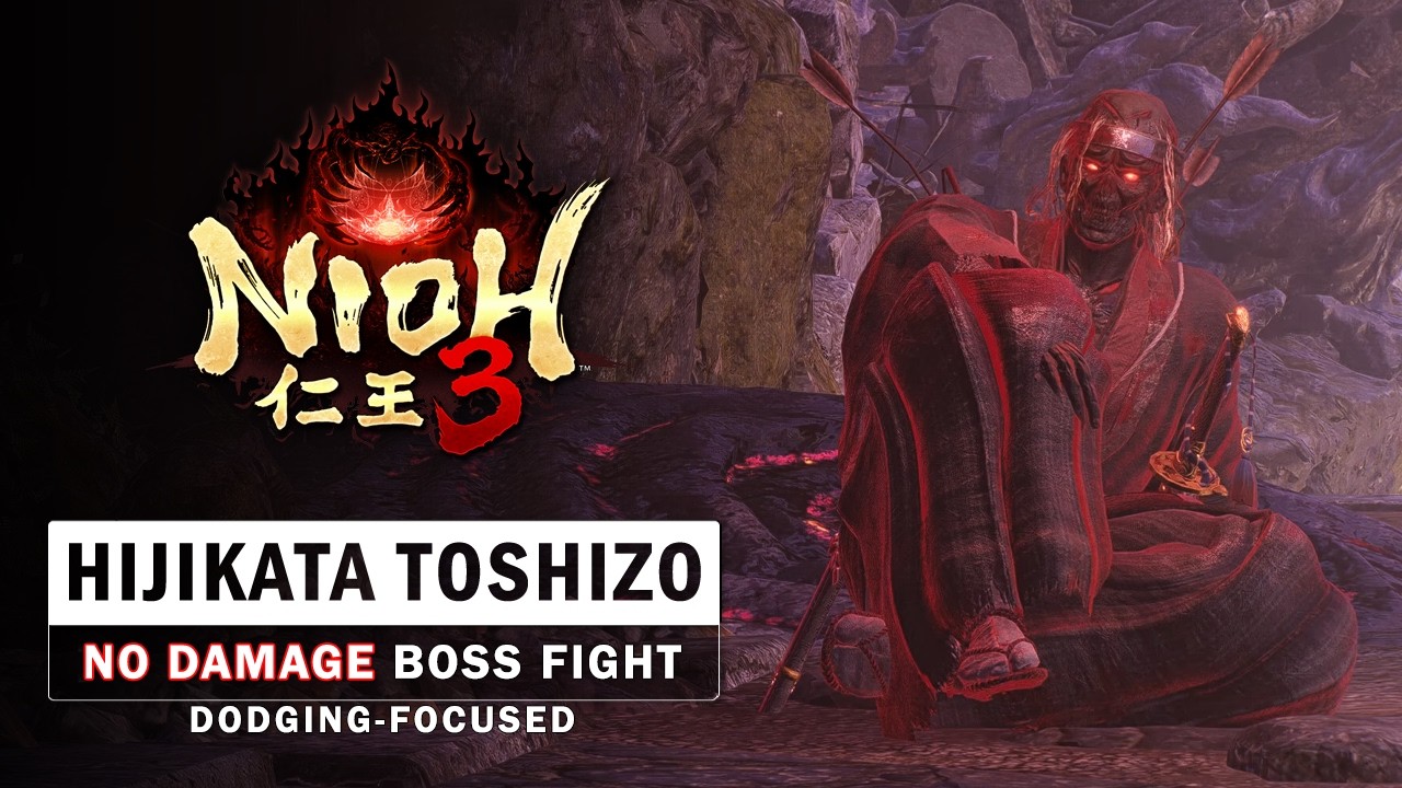 Nioh 3 - Hijikata Toshizo Boss Fight (No Damage)
