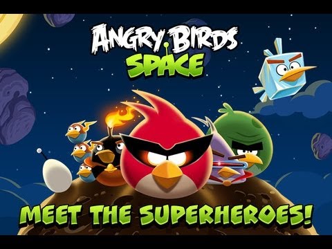 Angry Birds Space Level 1-12 3-Star Walkthrough iPhone/iPod/iPad 54720
