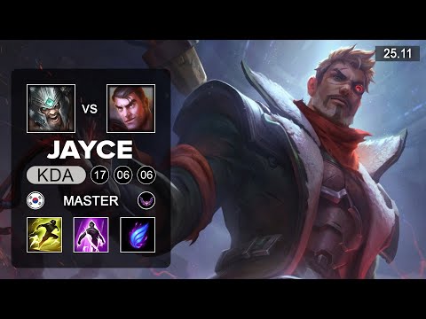 Jayce vs Tryndamere Top - KR Master - Patch 25.11 Season 15