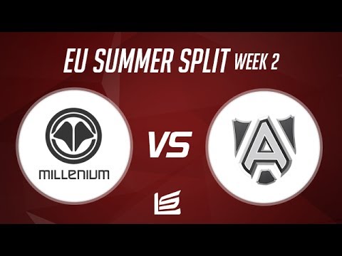 EU LCS 2014 Summer W2D1: Millenium vs Alliance Highlights