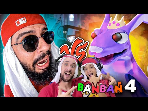 Reagindo Queen Bouncelia Garten of Banban 4 Vs Mussa Batalha com Games