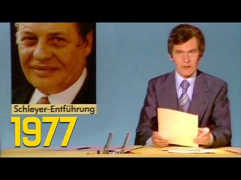 ARD Tagesschau 8:00 PM with Wilhelm Wieben (September 8, 1977)