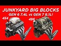 JUNKYARD BBC BATTLE GEN 6 7 4L 454 VS GEN 7 8 1L 496 WHO IS THE LOW BUCK KING OF BIG BLOCK TORQUE